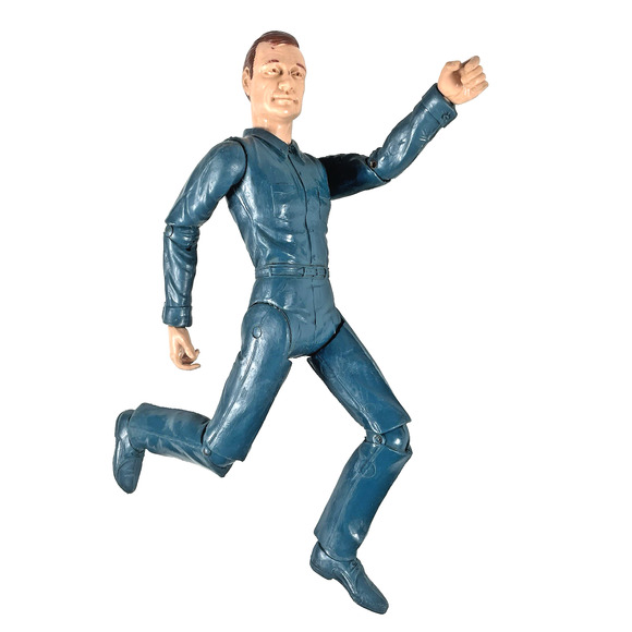 Marx Vintage 1960s Mike Hazard Double Agent Jointed Action Figure Doll Plastic - Picture 1 of 8